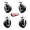 Service Caster Greenlee Caster Set - MA6065 GMX Material Cart -2 Swivel 2 Rigid -SCC, 4PK GRE-SCC-100S1030-SNB-2-R-2 - alternate 4
